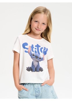 Sinsay - Koszulka Stitch - kremowy ze sklepu Sinsay w kategorii Bluzki dziewczęce - zdjęcie 185787139