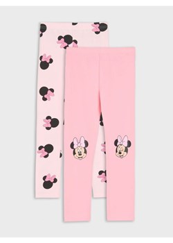 Sinsay - Legginsy 2 pack Minnie Mouse - różowy ze sklepu Sinsay w kategorii Spodnie dziewczęce - zdjęcie 185787256