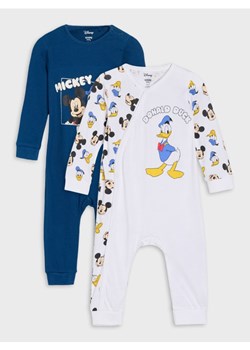 Sinsay - Śpiochy 2 pack Mickey Mouse - biały - id: 623EM-00X - marki Sinsay - 185787389 Sinsay - Śpiochy 2 pack Mickey Mouse - biały ze sklepu Sinsay w kategorii Odzież dla niemowląt - zdjęcie 185787389