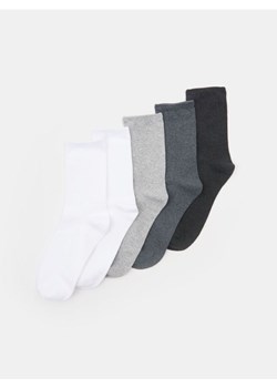 Sinsay - Skarpetki basic 5 pack - szary ze sklepu Sinsay w kategorii Skarpetki dziecięce - zdjęcie 185787436