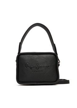 Torebka Pepe Jeans Bassy Code PL0300004 Czarny ze sklepu eobuwie.pl w kategorii Listonoszki - zdjęcie 185788878
