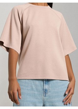 Sinsay - Bluza z domieszką wiskozy - brązowy ze sklepu Sinsay w kategorii Bluzy damskie - zdjęcie 185791085