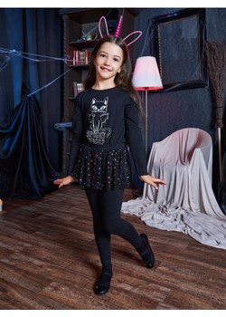 Sinsay - Legginsy z tiulową spódniczką - czarny ze sklepu Sinsay w kategorii Spodnie dziewczęce - zdjęcie 185791089