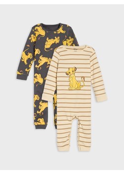 Sinsay - Śpiochy 2 pack The Lion King - kremowy ze sklepu Sinsay w kategorii Odzież dla niemowląt - zdjęcie 185791105