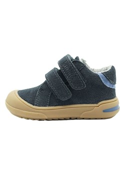 lamino Skórzane sneakersy w kolorze granatowym ze sklepu Limango Polska w kategorii Buty zimowe dziecięce - zdjęcie 185792199