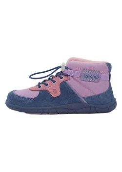 lamino Skórzane buty w kolorze fioletowo-granatowym do chodzenia na boso ze sklepu Limango Polska w kategorii Buty zimowe dziecięce - zdjęcie 185792358