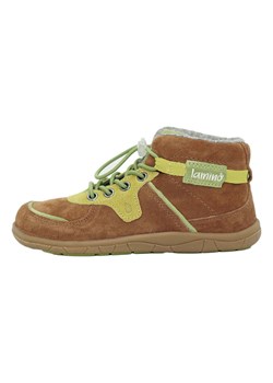 lamino Skórzane buty w kolorze jasnobrązowym do chodzenia na boso ze sklepu Limango Polska w kategorii Buty zimowe dziecięce - zdjęcie 185792365