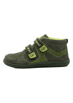 lamino Skórzane buty w kolorze zielonym do chodzenia na boso ze sklepu Limango Polska w kategorii Buty zimowe dziecięce - zdjęcie 185792407