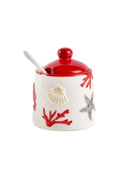 sea you at home Cukierniczka w kolorze biało-czerwonym - 150 ml ze sklepu Limango Polska w kategorii Pojemniki kuchenne - zdjęcie 185792676
