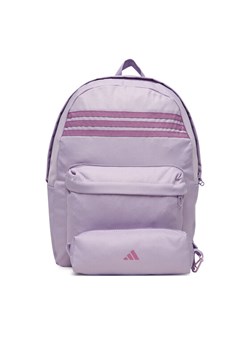 Plecak adidas Classic 3-Stripes Horizontal JZ3322 Fioletowy ze sklepu eobuwie.pl w kategorii Plecaki - zdjęcie 185792695