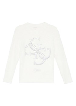 Guess Sweter J5BR07 Z0720 Écru Regular Fit ze sklepu MODIVO w kategorii Swetry dziewczęce - zdjęcie 185792825