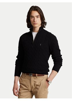 Polo Ralph Lauren Sweter 710876766005 Czarny Regular Fit ze sklepu MODIVO w kategorii Swetry męskie - zdjęcie 185792856