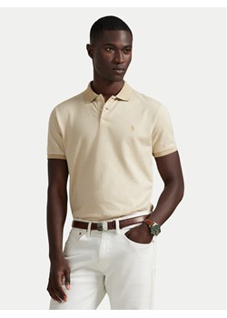 Polo Ralph Lauren Polo 710974270003 Beżowy Custom Slim Fit ze sklepu MODIVO w kategorii T-shirty męskie - zdjęcie 185792885