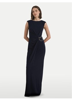 LAUREN RALPH LAUREN Sukienka wieczorowa 253979877001 Granatowy Slim Fit ze sklepu MODIVO w kategorii Sukienki - zdjęcie 185792897