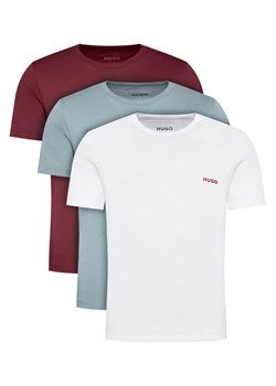 HUGO Komplet 3 t-shirtów 50532811 Kolorowy Regular Fit ze sklepu MODIVO w kategorii T-shirty męskie - zdjęcie 185792905
