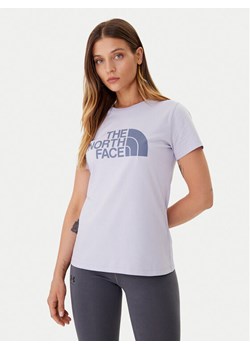 The North Face T-Shirt Easy NF0A8A6D Fioletowy Regular Fit ze sklepu MODIVO w kategorii Bluzki damskie - zdjęcie 185793016