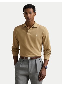 Polo Ralph Lauren Polo 710680790123 Beżowy Custom Slim Fit ze sklepu MODIVO w kategorii T-shirty męskie - zdjęcie 185793068