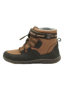 lamino Skórzane buty w kolorze jasnobrązowym do chodzenia na boso ze sklepu Limango Polska w kategorii Buty zimowe dziecięce - zdjęcie 185794679