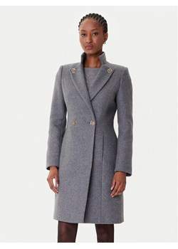 Rinascimento Płaszcz wełniany CFC0126218003 Szary Regular Fit ze sklepu MODIVO w kategorii Płaszcze damskie - zdjęcie 185794725