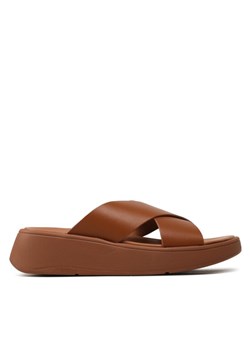 Klapki FitFlop F-MODE FW5-592 Brązowy ze sklepu eobuwie.pl w kategorii Klapki damskie - zdjęcie 185796198