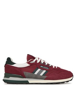 Sneakersy Pepe Jeans Kingston College M PMS400010 Bordowy ze sklepu eobuwie.pl w kategorii Buty sportowe męskie - zdjęcie 185796237
