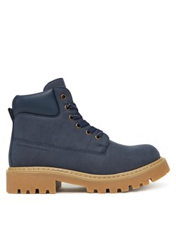 Trapery Tommy Hilfiger T3X5-34125-1269 D Granatowy ze sklepu eobuwie.pl w kategorii Buty zimowe dziecięce - zdjęcie 185796248
