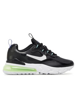 Sneakersy Nike Air Max 270 React (GS) CZ4212 001 Czarny ze sklepu eobuwie.pl w kategorii Buty sportowe dziecięce - zdjęcie 185796249