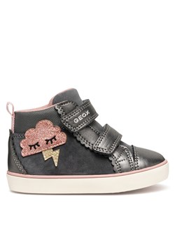 Sneakersy Geox B Gisli B561MD 022NF C9002 S Szary ze sklepu eobuwie.pl w kategorii Buty sportowe dziecięce - zdjęcie 185796265