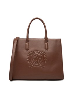 Torebka Beverly Hills Polo Club C-BHPC-L-008-08 Brązowy ze sklepu eobuwie.pl w kategorii Torebki damskie - zdjęcie 185796336