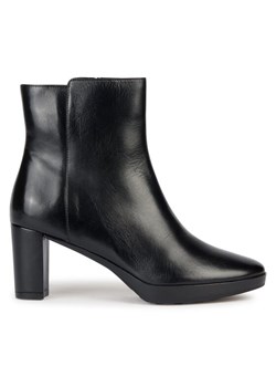 Botki Geox D Walk Pleasure 60 D36TEC 00043 C9999 Czarny ze sklepu eobuwie.pl w kategorii Botki - zdjęcie 185796337