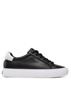 Sneakersy Calvin Klein Vulc Lace Up HW0HW01681 Czarny ze sklepu eobuwie.pl w kategorii Buty sportowe damskie - zdjęcie 185796377