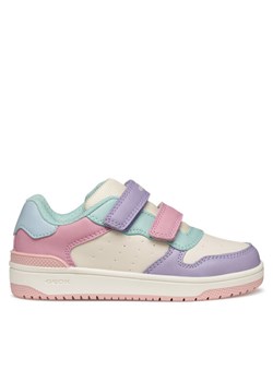 Sneakersy Geox J Washiba J45HXB 000BC C8343 D Różowy ze sklepu eobuwie.pl w kategorii Buty sportowe dziecięce - zdjęcie 185796388