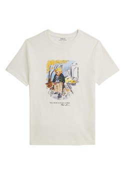 Polo Ralph Lauren T-Shirt 323979493001 Écru Regular Fit ze sklepu MODIVO w kategorii T-shirty chłopięce - zdjęcie 185797265