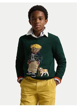 Polo Ralph Lauren Sweter 323978393001 Zielony Regular Fit ze sklepu MODIVO w kategorii Swetry chłopięce - zdjęcie 185797339