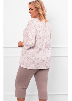 Rozpinana piżama damska Galea, Kolor cappuccino-róż, Rozmiar M, Italian Fashion ze sklepu Primodo w kategorii Piżamy damskie - zdjęcie 185798366