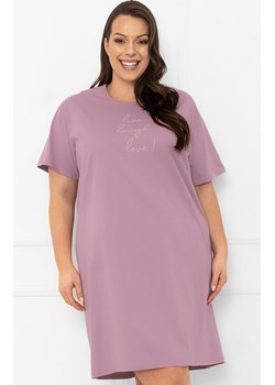 Damska koszula nocna wrzosowa Ksara, Kolor wrzosowy, Rozmiar S, Italian Fashion ze sklepu Primodo w kategorii Koszule nocne - zdjęcie 185798375