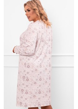 Koszula nocna damska długi rękaw Satui, Kolor jasnoróżowy-wzór, Rozmiar M, Italian Fashion ze sklepu Primodo w kategorii Koszule nocne - zdjęcie 185798405