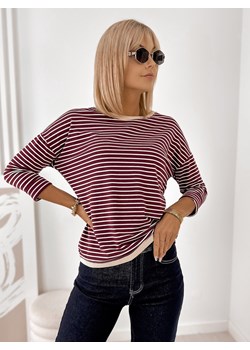 bluzka fanny bordowa one size ze sklepu UBRA w kategorii Bluzki damskie - zdjęcie 185798605