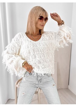 sweter felicite ecru one size ze sklepu UBRA w kategorii Swetry damskie - zdjęcie 185798736