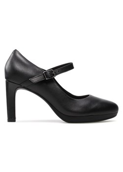 Półbuty Clarks Ambyr Shine 261577844 Czarny ze sklepu eobuwie.pl w kategorii Czółenka - zdjęcie 185800576
