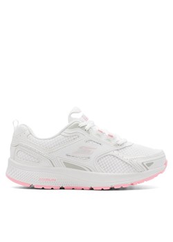 Skechers Sneakersy GO RUN CONSISTENT 128075 WPK Biały ze sklepu MODIVO w kategorii Buty sportowe damskie - zdjęcie 185800915