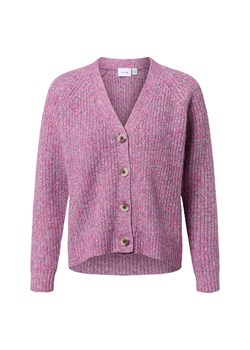 Vila Kardigan damski VISposa Kobiety wyrazisty róż marmurkowy ze sklepu vangraaf w kategorii Swetry męskie - zdjęcie 185801259