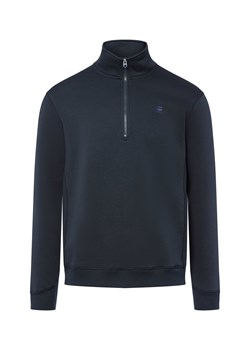 G-Star RAW Bluza męska Mężczyźni granatowy jednolity ze sklepu vangraaf w kategorii Bluzy męskie - zdjęcie 185801265