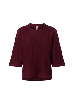 soyaconcept® Sweter damski z dzianiny - Orelan Kobiety drobna dzianina bordowy marmurkowy ze sklepu vangraaf w kategorii Swetry damskie - zdjęcie 185801267