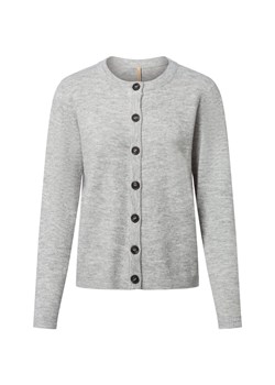 soyaconcept® Kardigan damski - SC-Orlean 2 Kobiety jasny szary marmurkowy ze sklepu vangraaf w kategorii Swetry damskie - zdjęcie 185801268