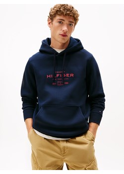 Tommy Hilfiger Męska bluza z kapturem Mężczyźni granatowy jednolity ze sklepu vangraaf w kategorii Bluzy męskie - zdjęcie 185801286