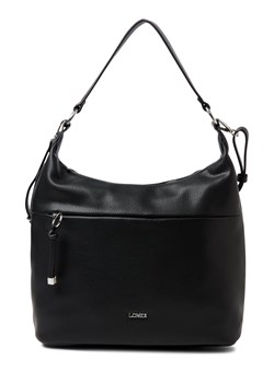 L.Credi Damska shopperka - Maite Kobiety Sztuczna skóra czarny jednolity ze sklepu vangraaf w kategorii Torby Shopper bag - zdjęcie 185801308