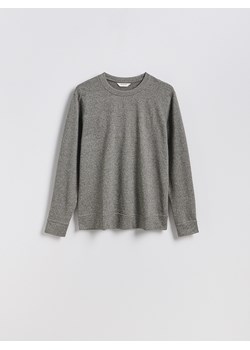 Reserved - Longsleeve regular - beżowy ze sklepu Reserved w kategorii T-shirty męskie - zdjęcie 185802279