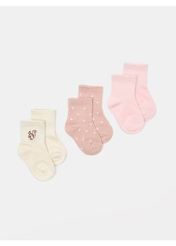 Sinsay - Skarpetki niemowlęce 3 pack - wielobarwny ze sklepu Sinsay w kategorii Skarpetki dziecięce - zdjęcie 185803986