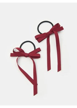 Sinsay - Gumka do włosów z ozdobną kokardą 2 pack - czerwony ze sklepu Sinsay w kategorii Dom - zdjęcie 185804148